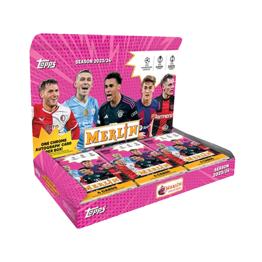 2023-24 Topps Merlin Uefa Club Competitions Hobby Box