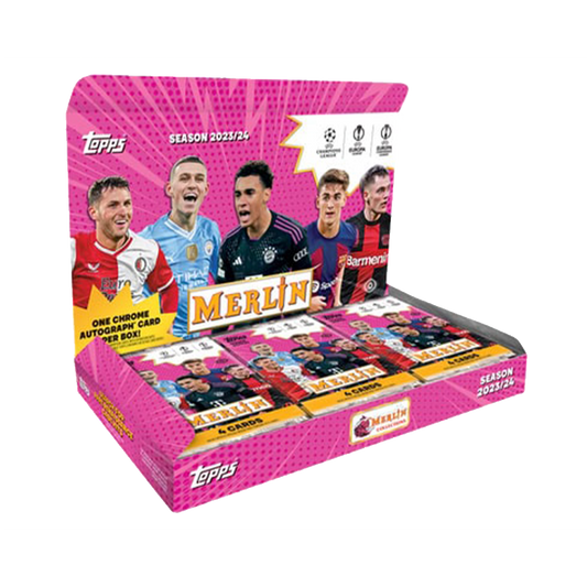 2023-24 Topps Merlin Uefa Club Competitions Hobby Box