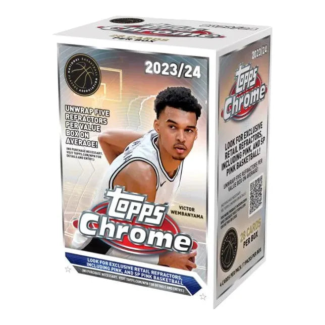 2023-24 Topps Chrome Basketball Blaster Box