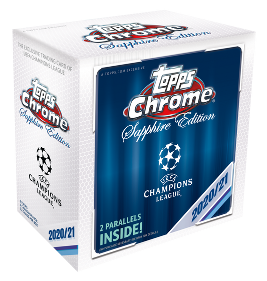 2020/21 Topps UEFA Champions League Chrome Sapphire Edition